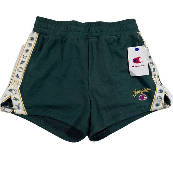 Champion Pants - Champion Elective Sport Motif Taping Athletic Shorts Green Women's Size XS NWT!